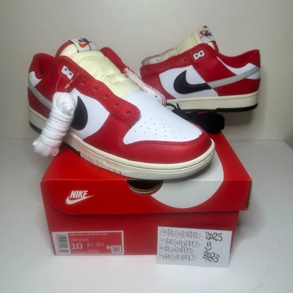 Nike | Shoes | Nwt 223 Nike Dunk Low Retro Prm Chicago Split  display picture 1